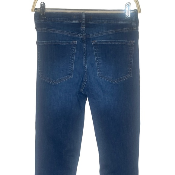 Free People Size 28 Distressed Knee Blue Jeans - Picture 5 of 7